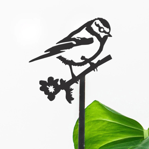 Metalbird stödpinne - blåmes