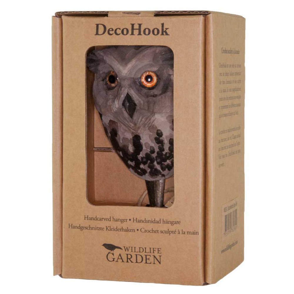 Patère Wildlife Garden - Hibou moyen-duc - Image 4