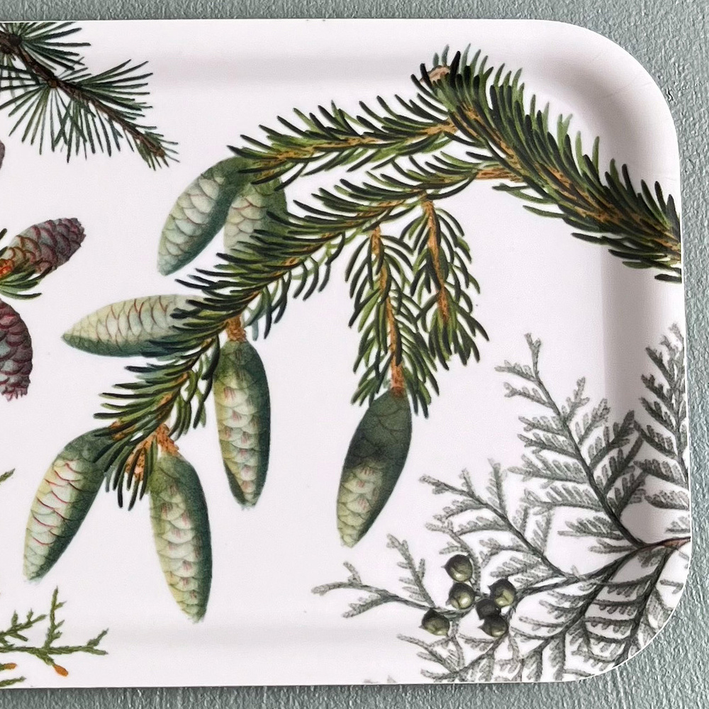 Koustrup & Co. dienblad, 32x15 - Dennenbomen - Afbeelding 3