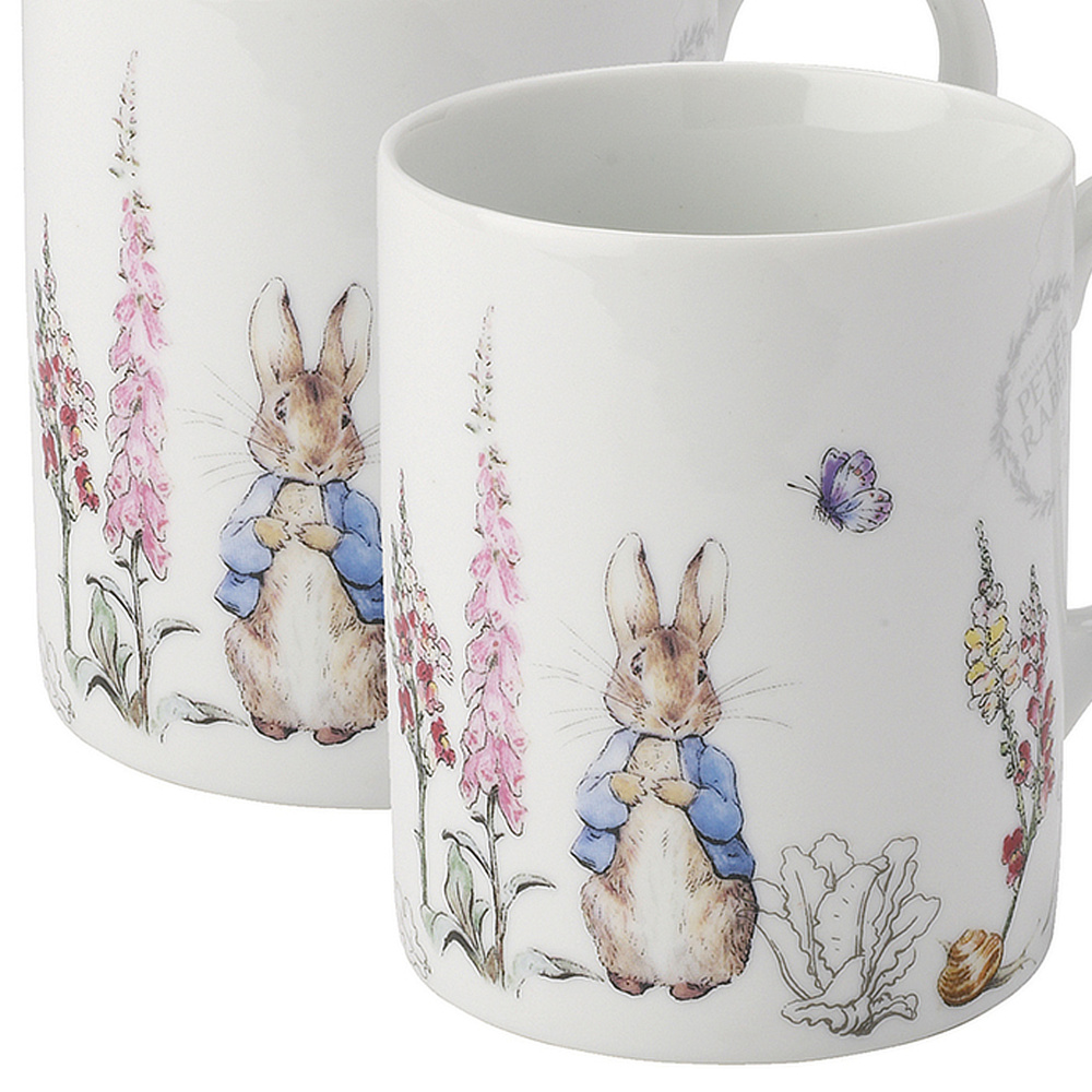 Peter Rabbit Porcelain Mugs - 2 pcs. - Image 2