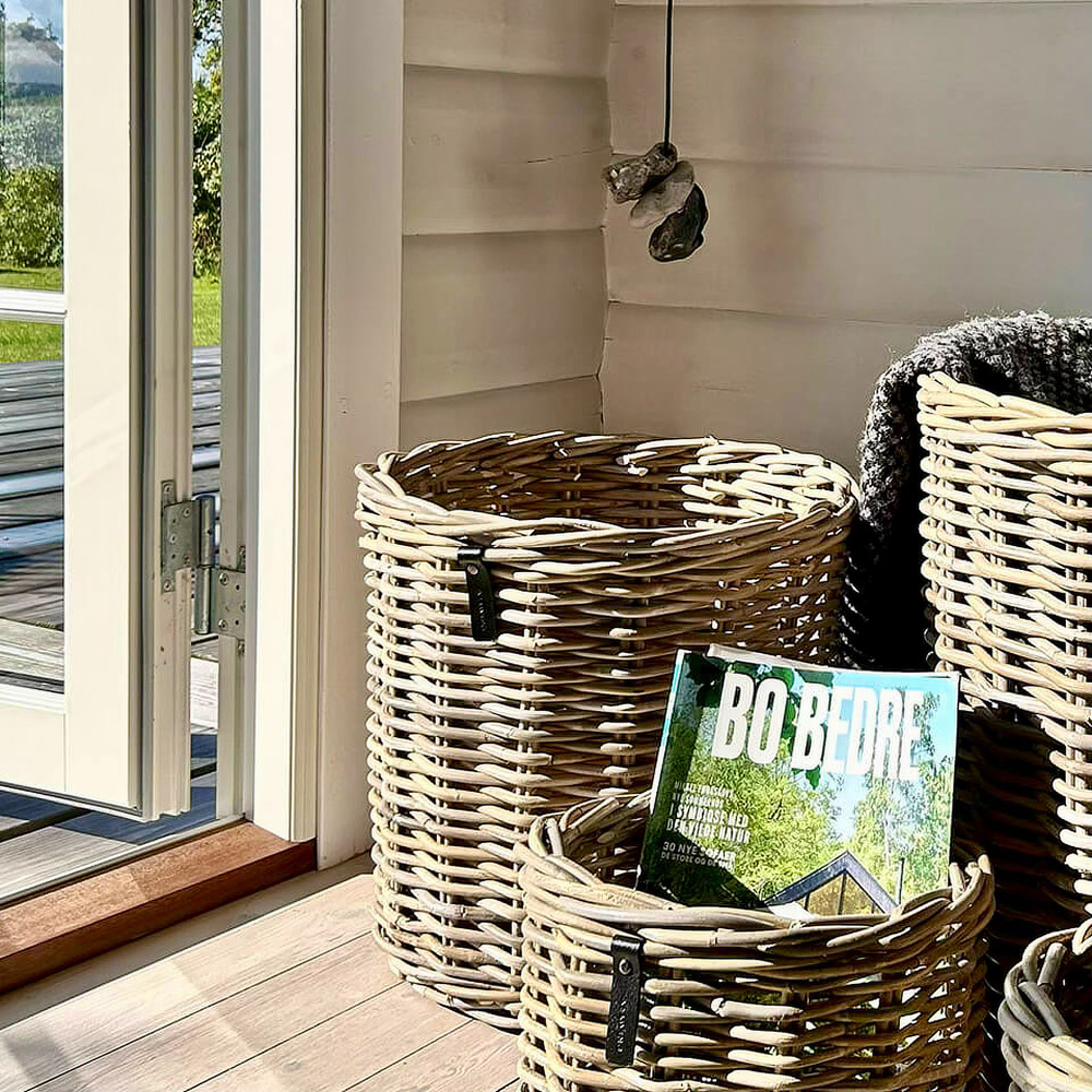 A2 Living rattankurv, rund - Ø40 - Billede 3