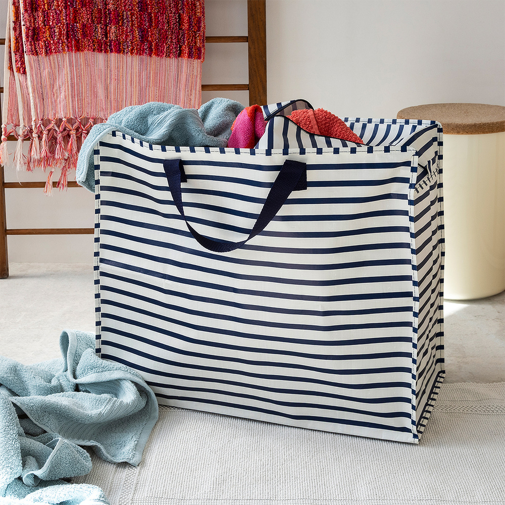 Rex London sac de rangement - rayures bleues - Image 2