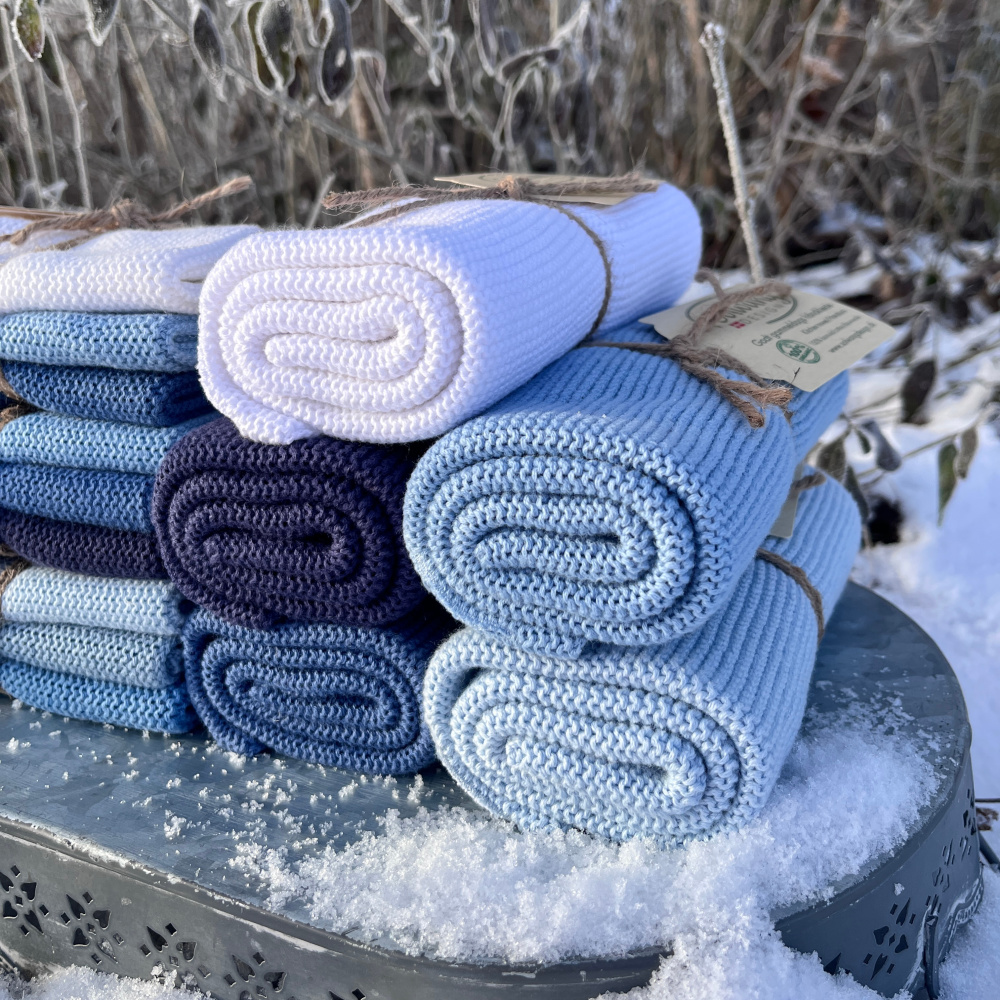 Solwang strikket håndklæde – Natur - Billede 8