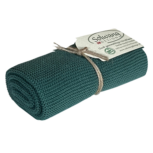 Solwang gestricktes Handtuch - Dunkles Petrol