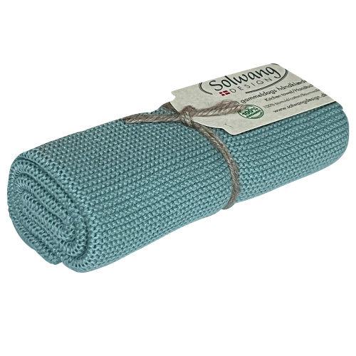Solwang gebreide handdoek - Arctisch groen