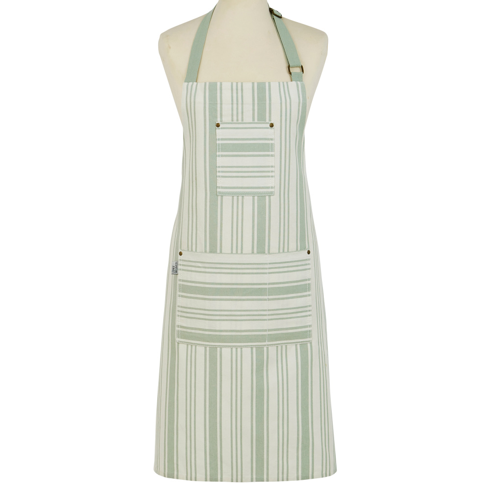 Ulster Weavers schort - Gestreept groen
