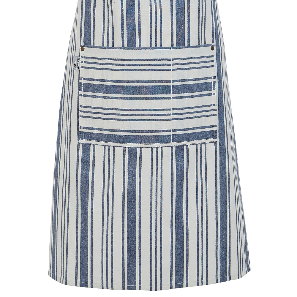 Ulster Weavers Schürze - Blau gestreift - Bild 3
