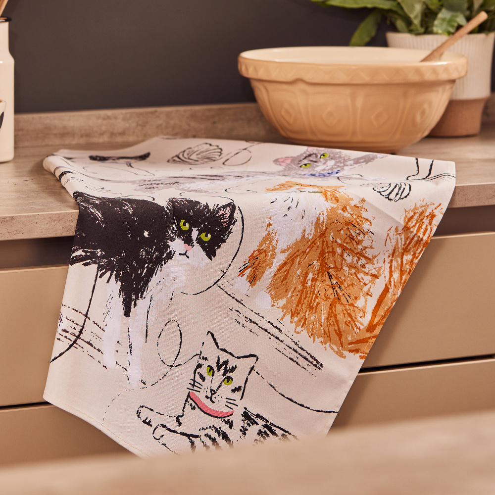 Ulster Weavers Geschirrtuch - Katzenfreunde - Bild 2