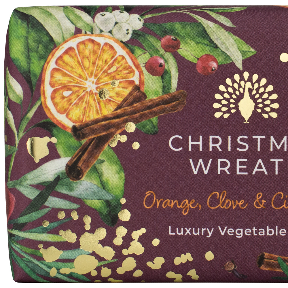 English Soap Co. savon pour les mains - Couronne de Noël - Image 4