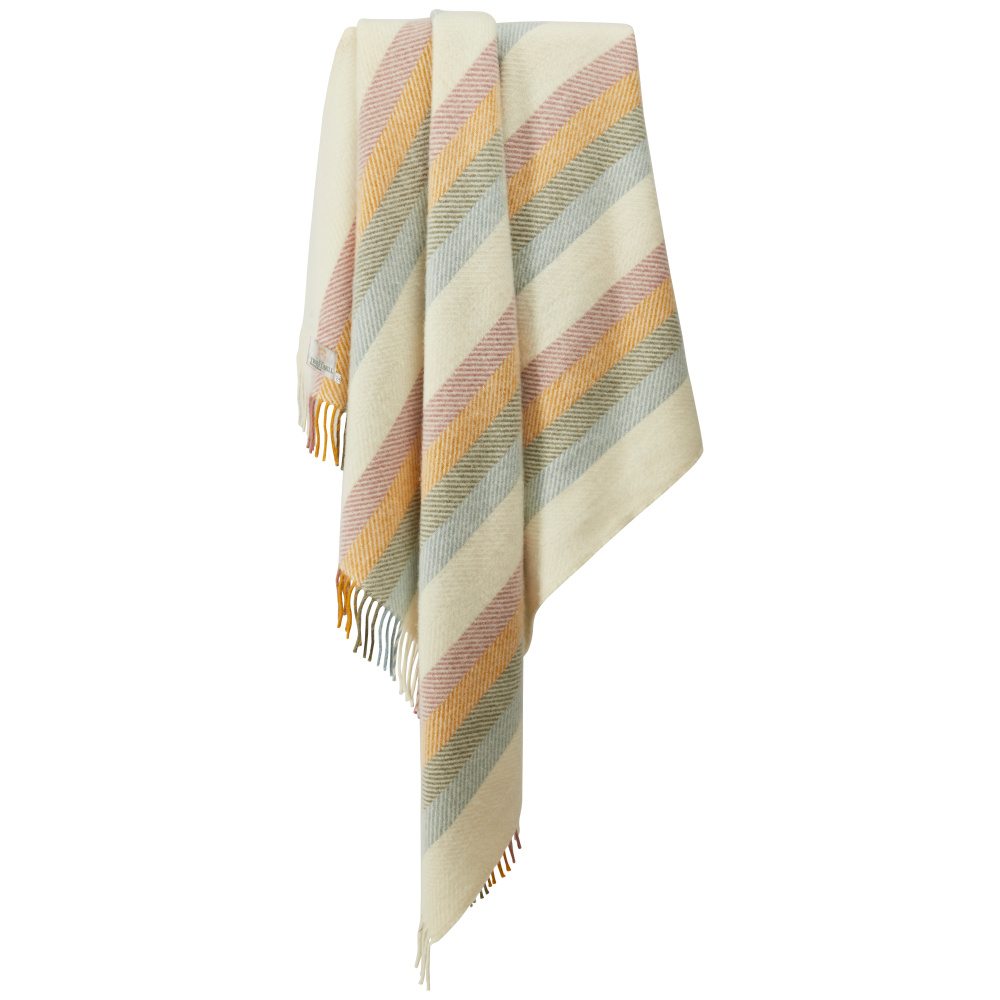 Tweedmill wollen plaid - Streep Primrose - Afbeelding 3