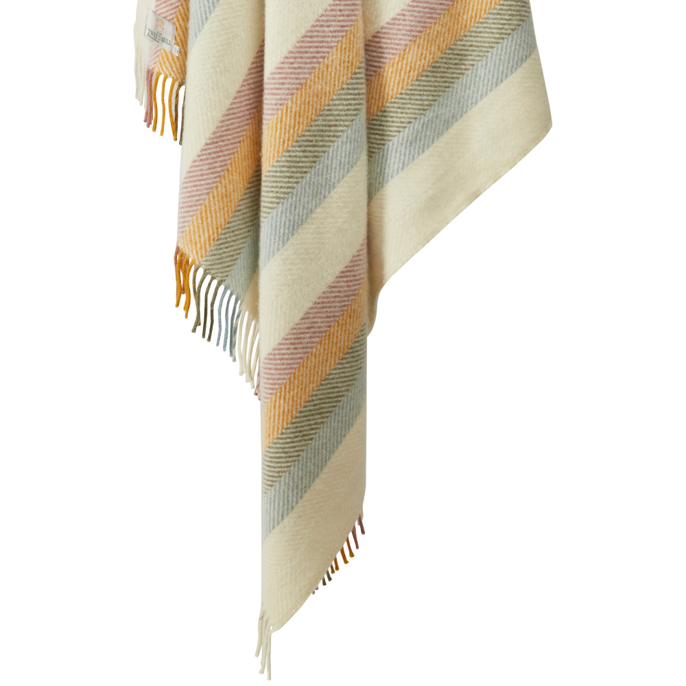 Tweedmill wollen plaid - Streep Primrose - Afbeelding 5