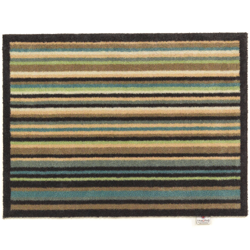 Hug Rug ekologisk dörrmatta, 65x85 - Ränder