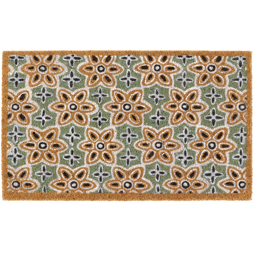 My mats Kokosmatte - Blumenmuster