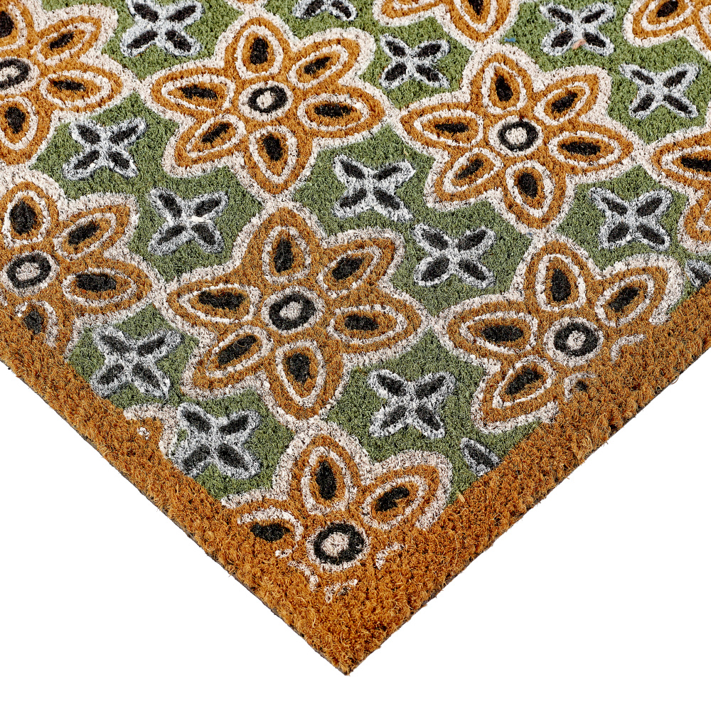 My Mats coir doormat - Floral pattern - Image 4