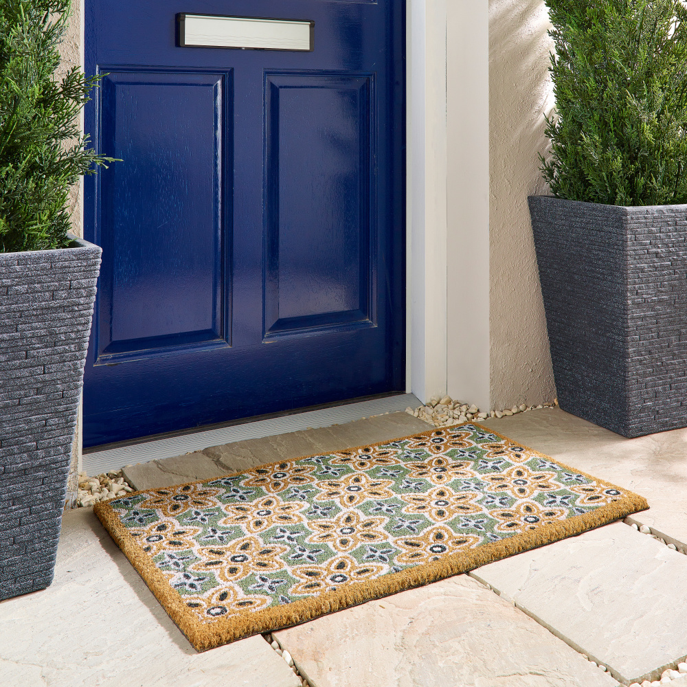 My Mats coir doormat - Floral pattern - Image 2