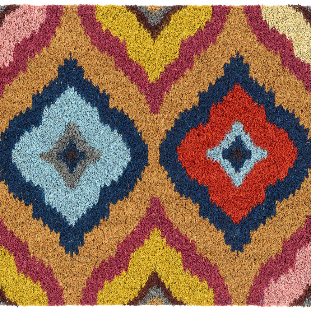 My mats kokosmåtte - Ikat mønster - Billede 4