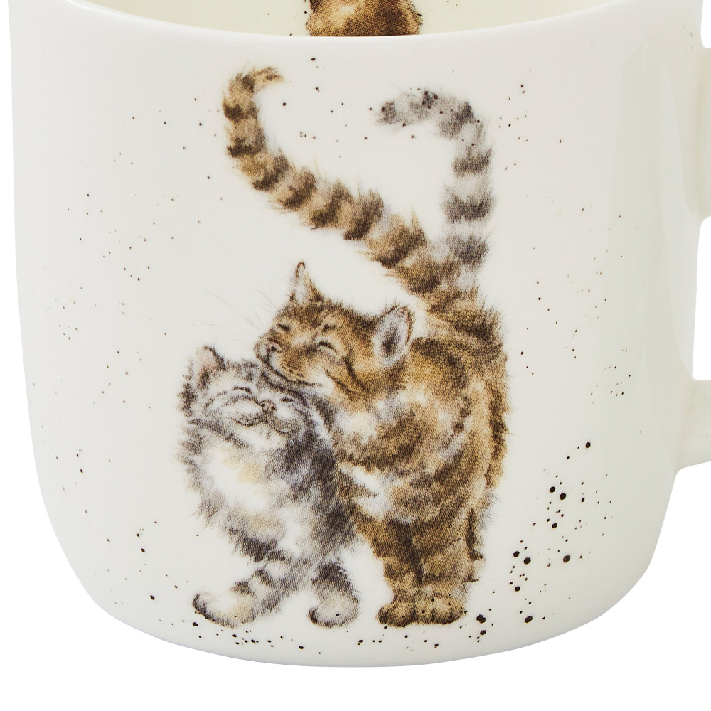 Wrendale-Tasse – Katzenfreunde - Bild 3