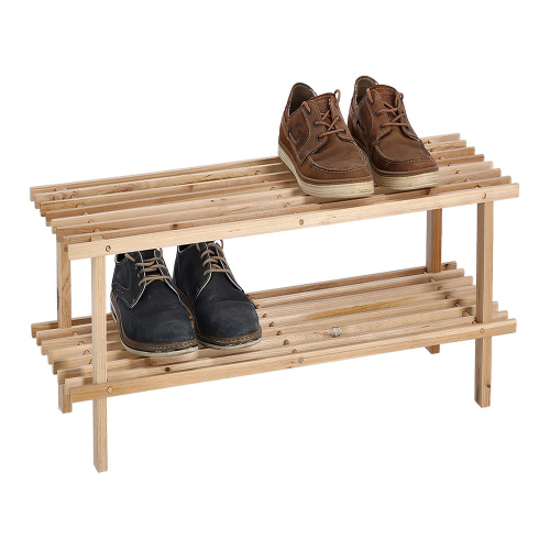 Zeller Schuhregal aus Kiefernholz - 2 Regale