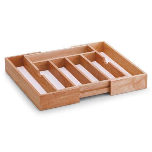 Zeller Besteckeinsatz aus Gummibaumholz - 31-50 cm