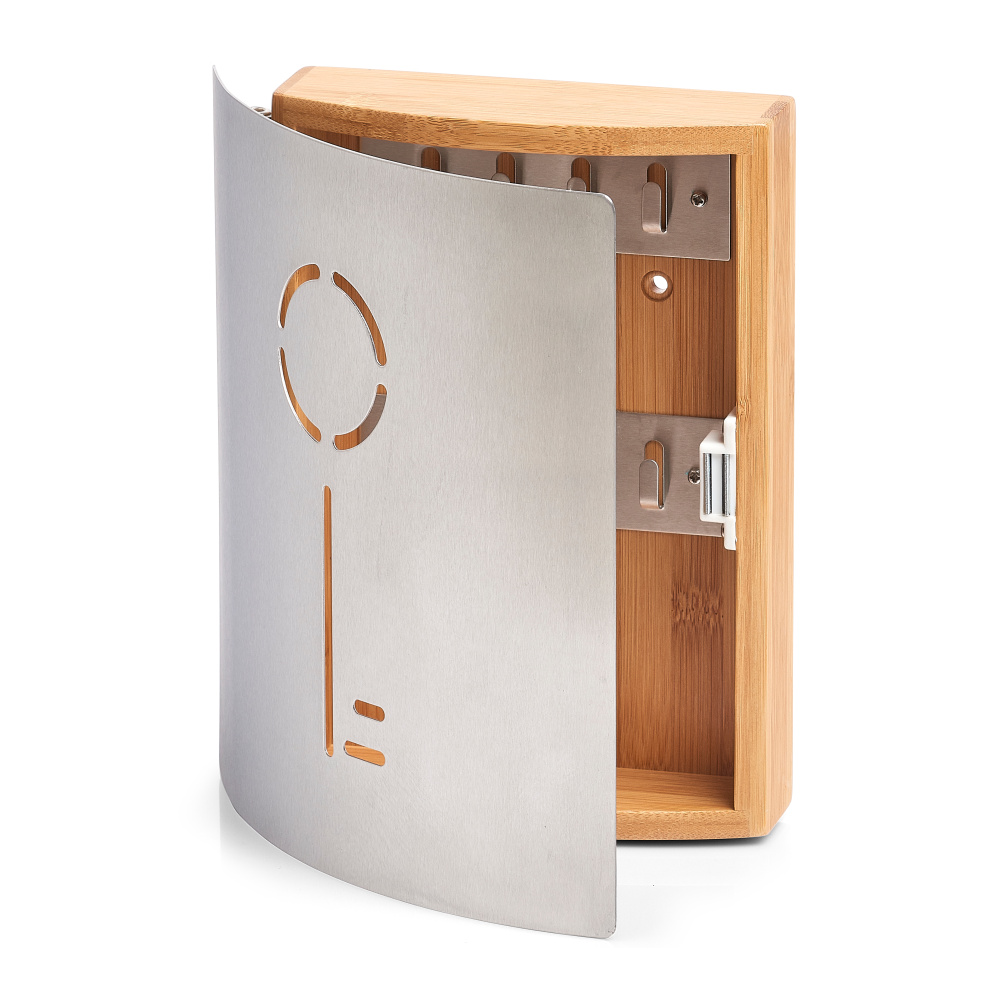 Zeller key cabinet with stainless steel door - Image 2