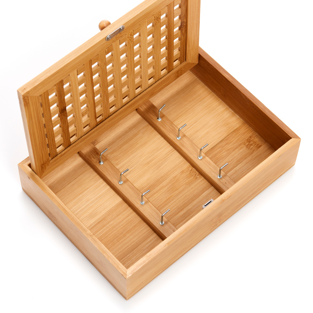 Zeller armoire à clés en bambou - Image 6