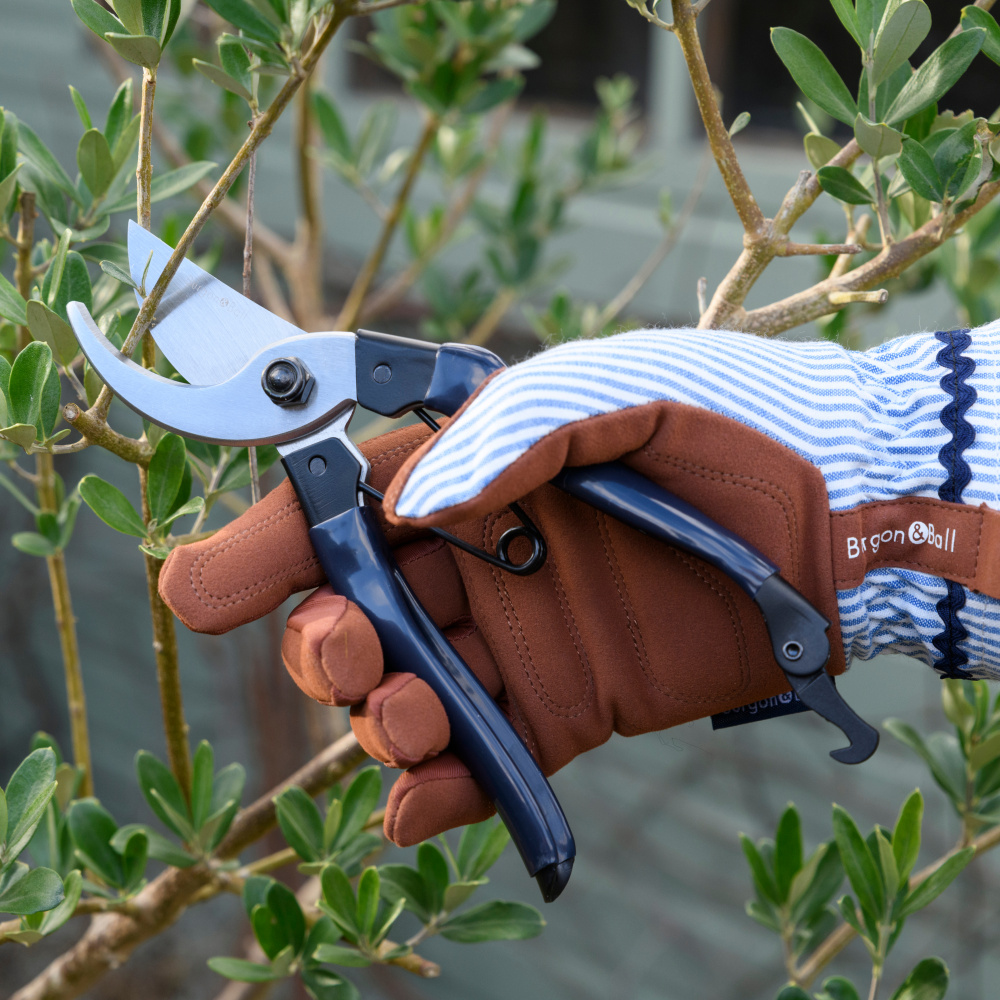 Burgon & Ball tuinhandschoenen - Gestreept blauw - Afbeelding 2