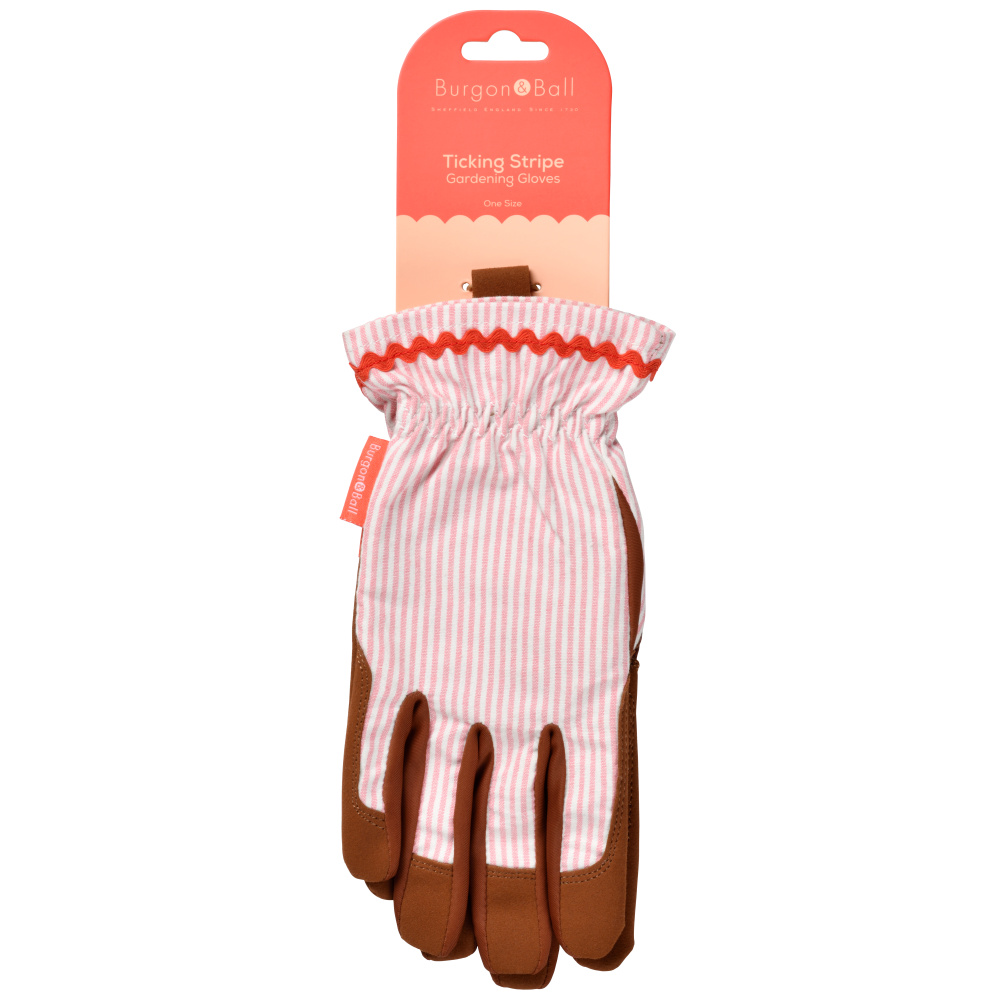 Burgon & Ball Gartenhandschuhe - Gestreiftes Pink - Bild 7