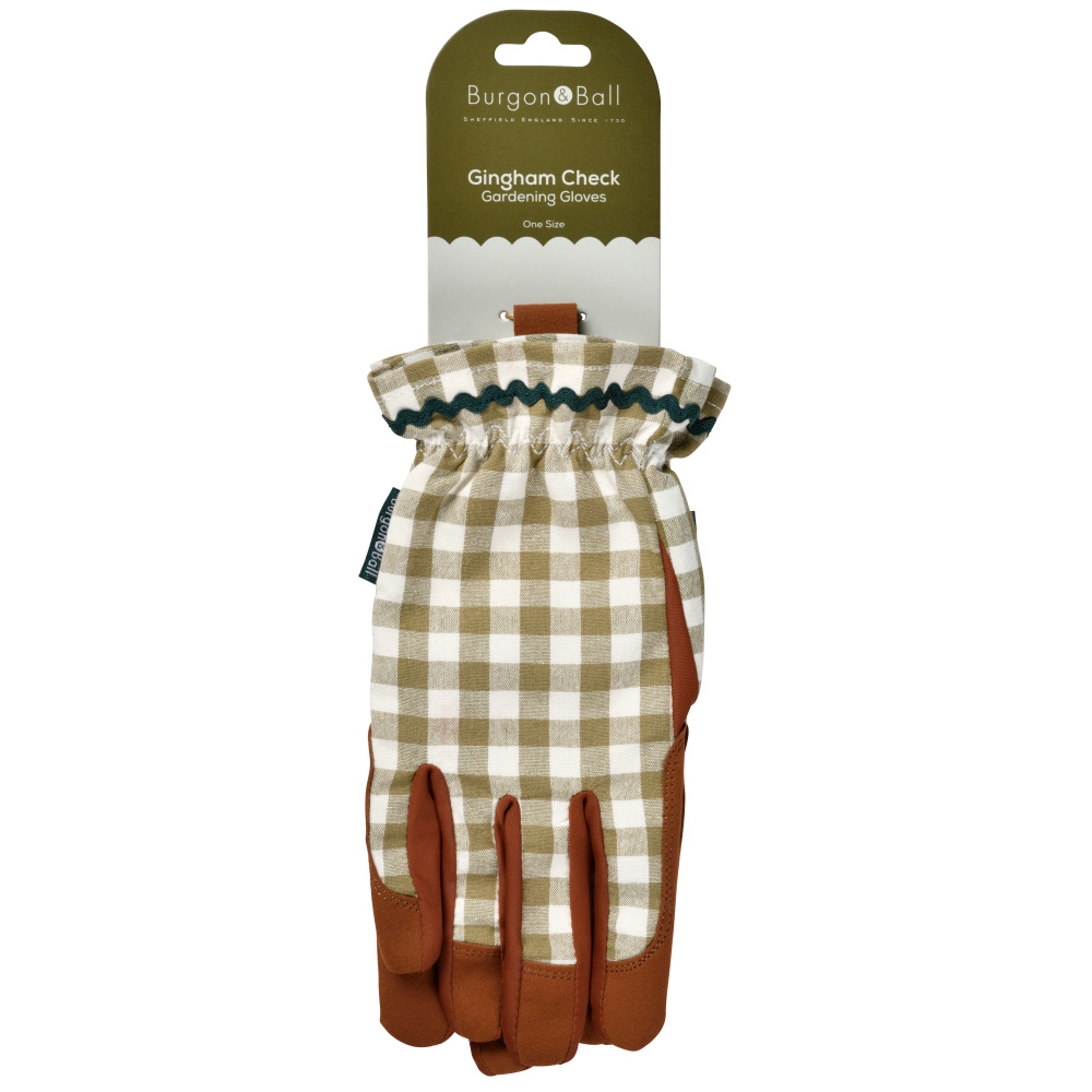 Burgon & Ball Gartenhandschuhe - Kariertes Olive - Bild 7