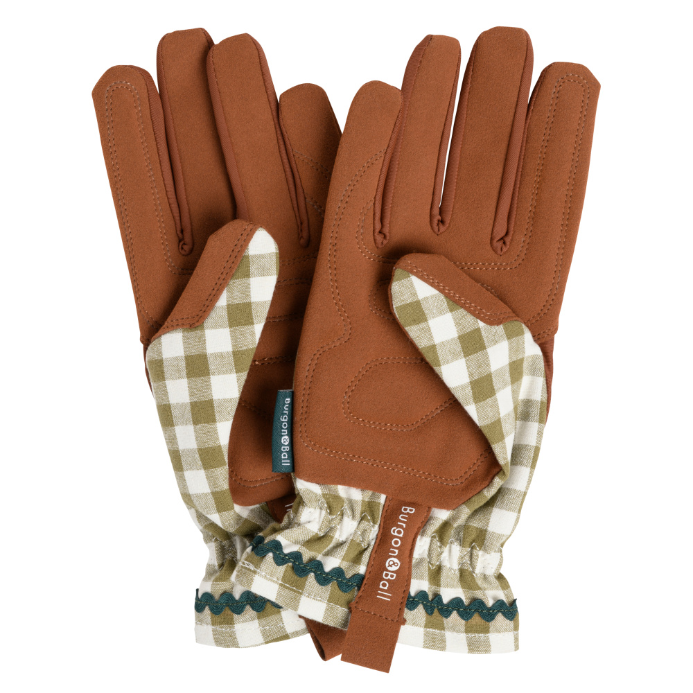 Burgon & Ball tuinhandschoenen - Geruite olijf - Afbeelding 3