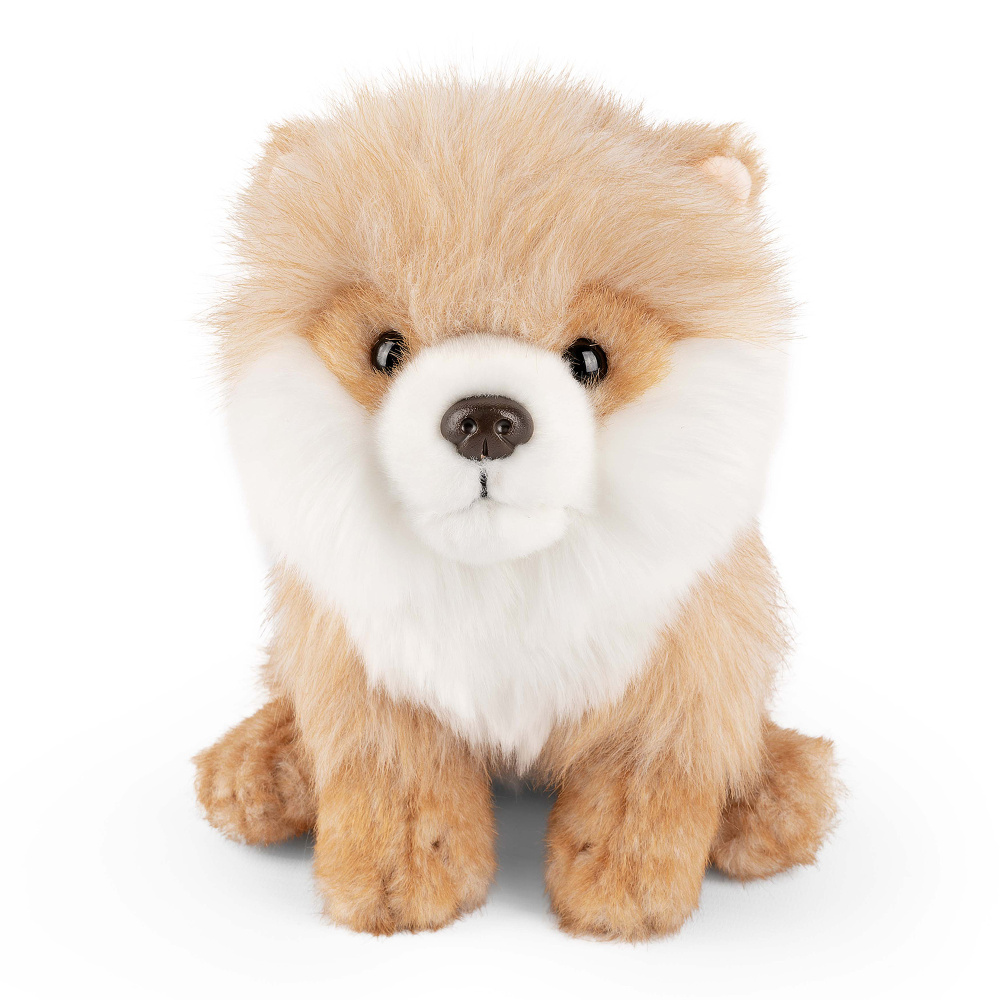 Living Nature Kuscheltier – Zwergspitz, 17 cm