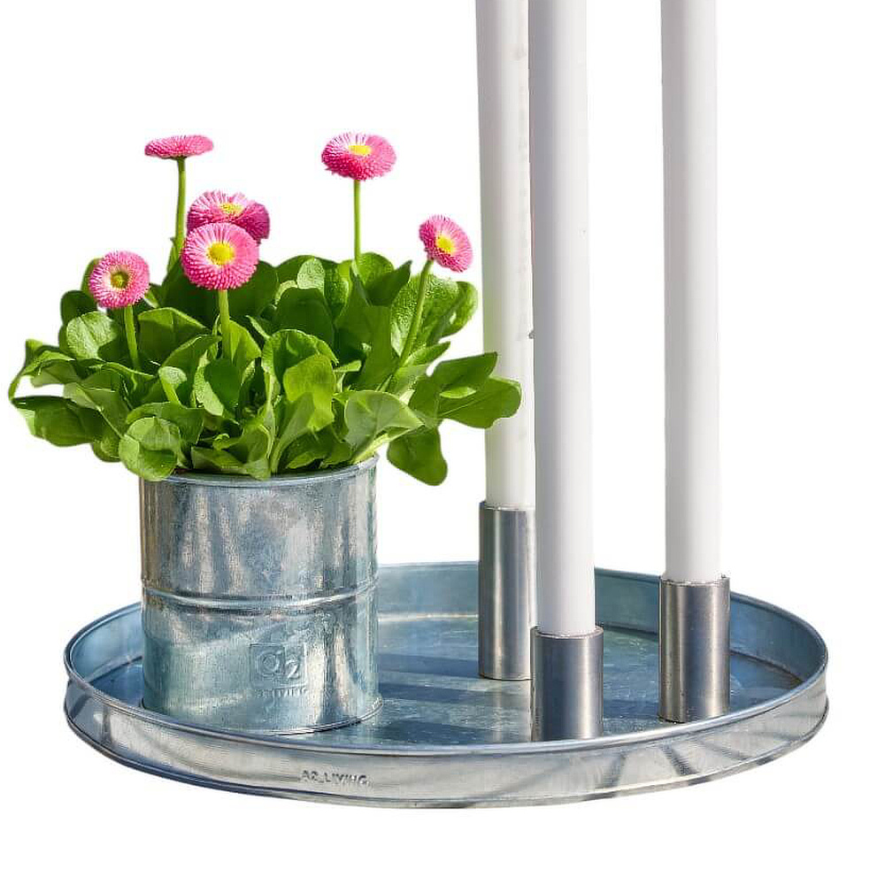 A2 Living tray, Ø30 - Galvanized - Image 4