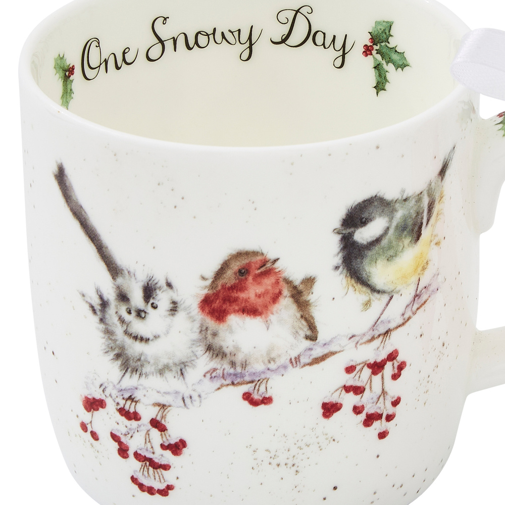Wrendale-mugg - Fåglar i snön - Bild 2