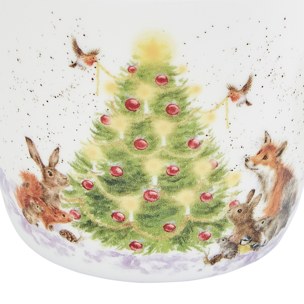 Wrendale-mugg - Julgran - Bild 4