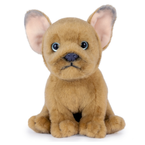 Living Nature mjukisdjur - fransk bulldoggvalp, 17 cm