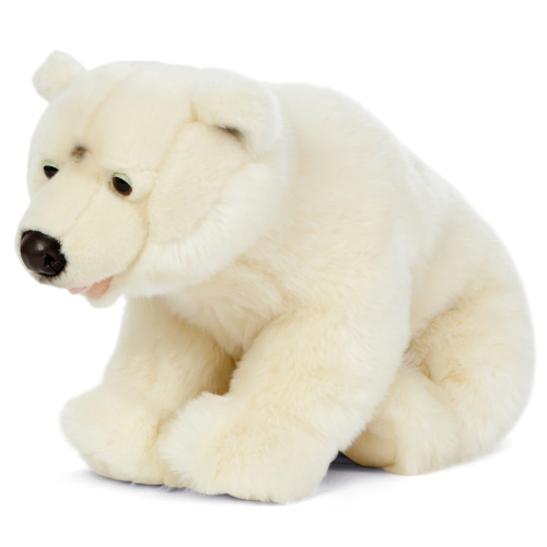 Living Nature Plüschtier - Eisbär, 19 cm