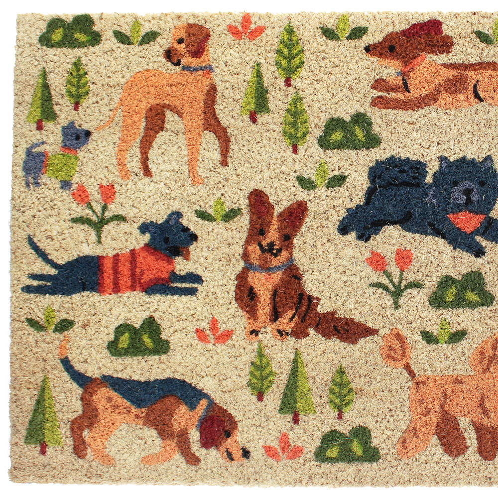 Rex London Coir Doormat - Dog Park - Image 3