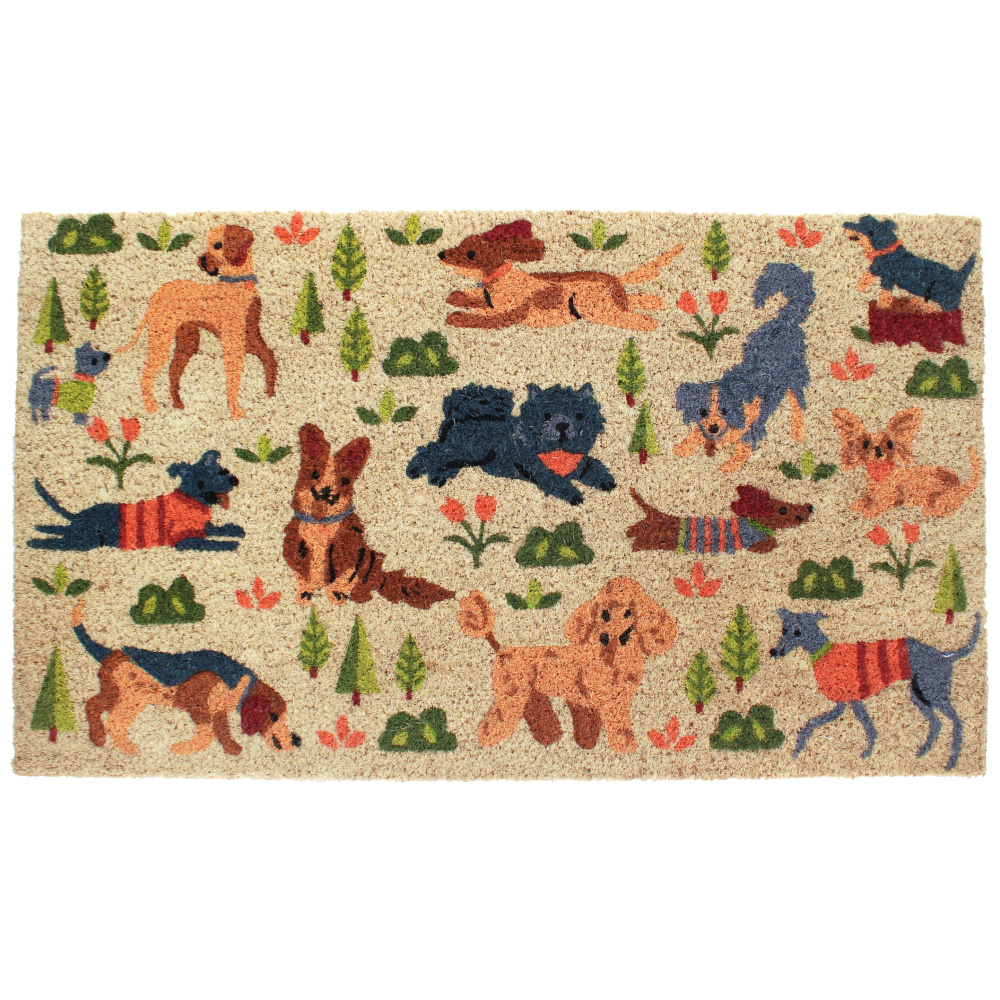 Rex London Coir Doormat - Dog Park