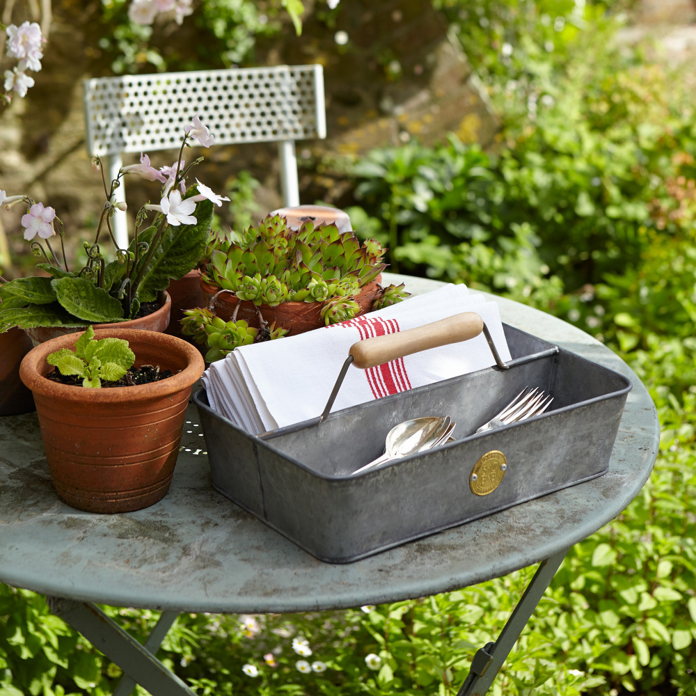 Sophie Conran tool basket, galvanized steel - Image 2