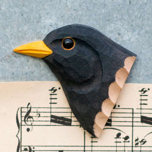 Wildlife Garden Magnet - Amsel