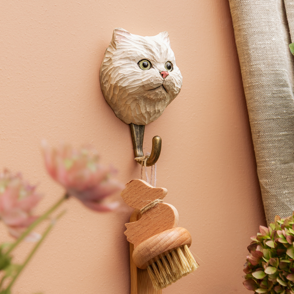 Wildlife Garden hook - Persian cat - Image 2