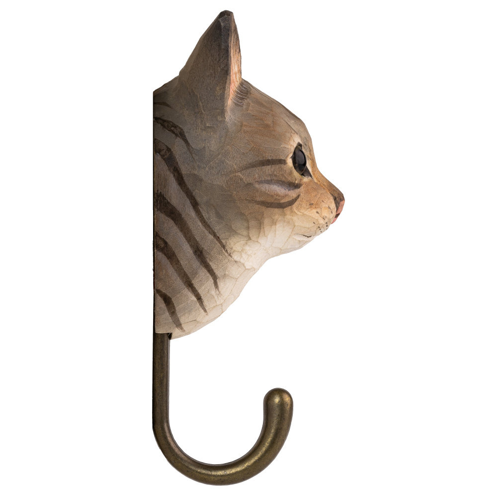 Patère Wildlife Garden - Chat tigré - Image 4