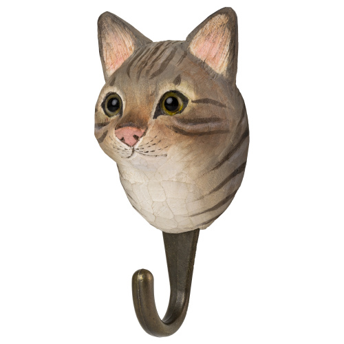 Wildlife Garden Wandhaken - gestreifte Katze