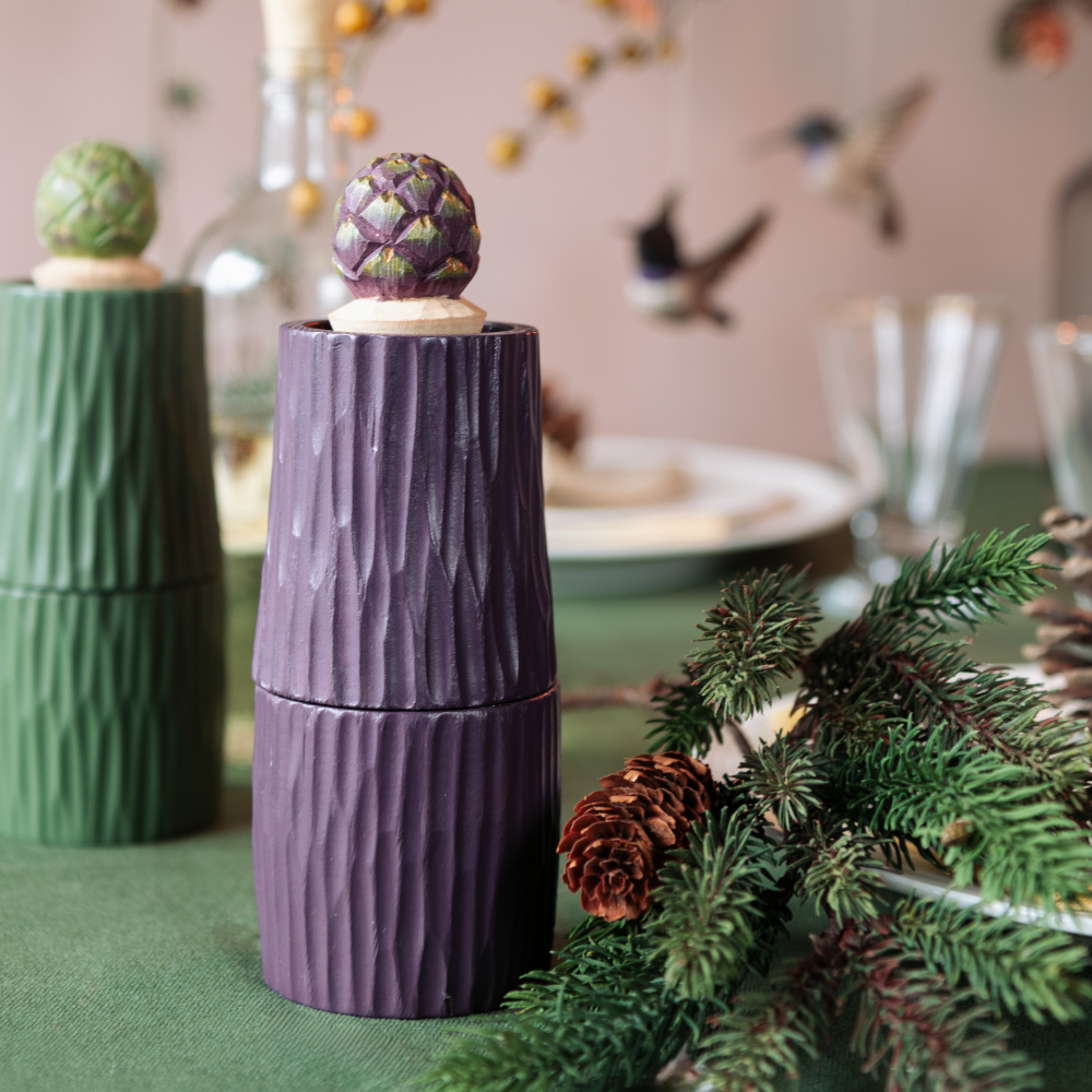 Wildlife Garden salt- og peberkværn - Artiskok, lilla - Billede 3