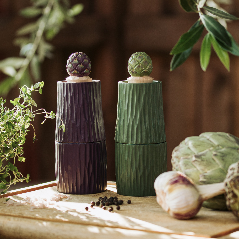 Wildlife Garden salt- og peberkværn - Artiskok, grøn - Billede 8