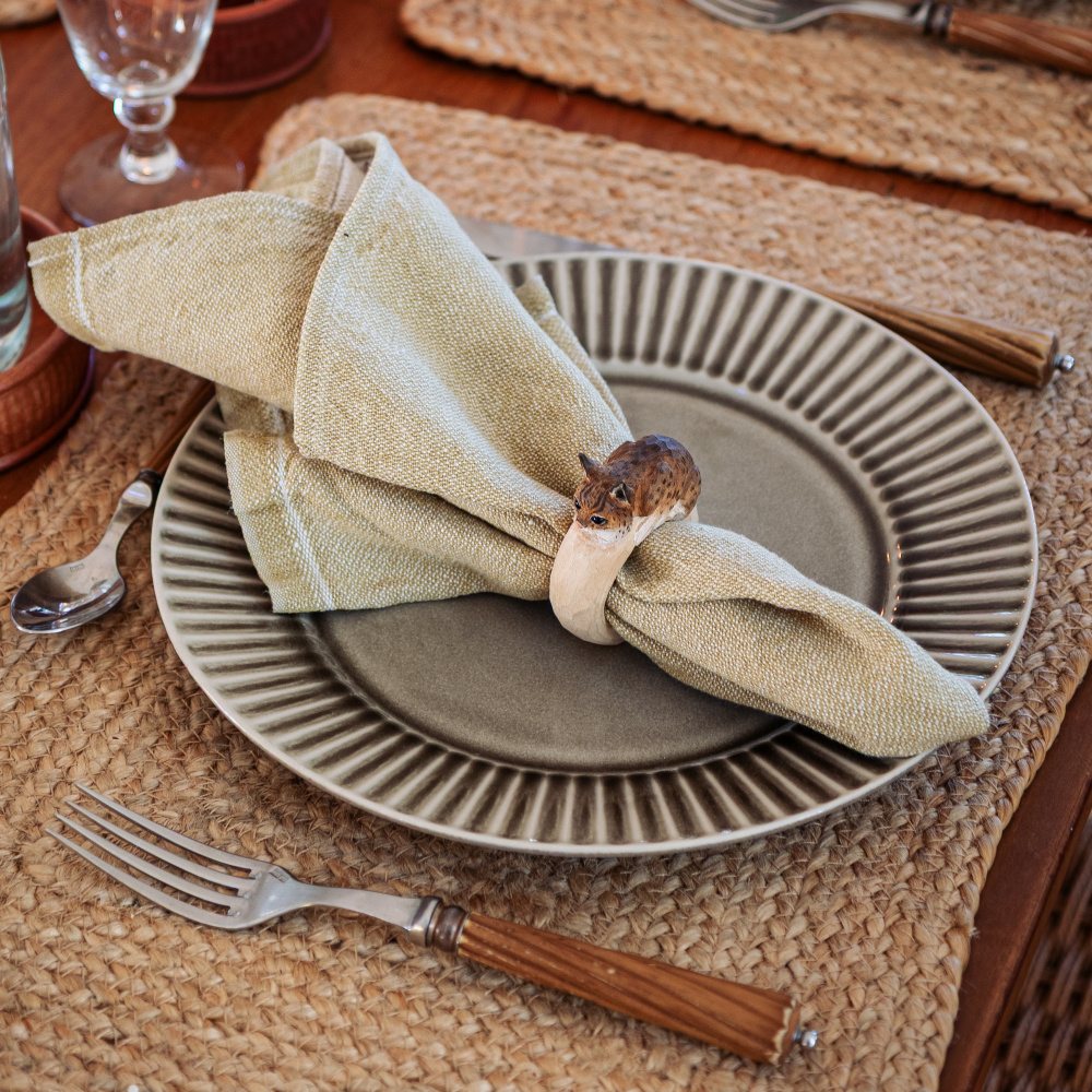 Wildlife Garden napkin ring - Lynx - Image 3