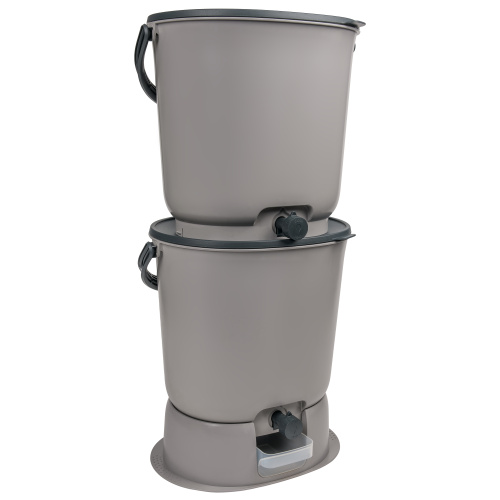 Bokashi Essential Kompostbehälter-Set - Grau
