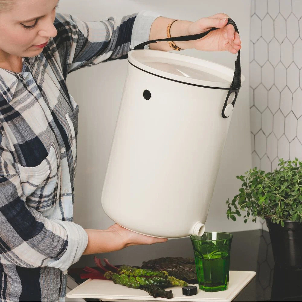 Bokashi Organko 2 Kompostbehälter-Set - Creme - Bild 6