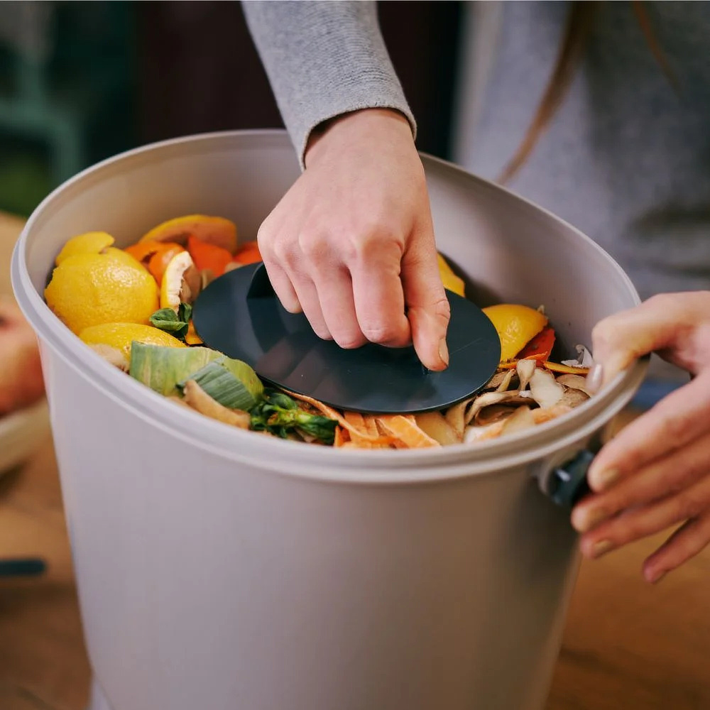 Bokashi Essential kompostbehållarset - Grå - Bild 5