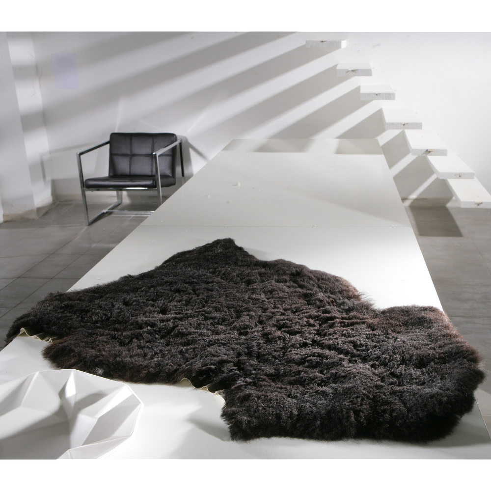 SoftSheep IJslandse lamsvacht - Zwart, kort haar - Afbeelding 2