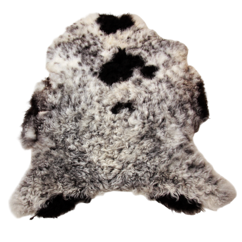 SoftSheep isländisches Lammfell - gefleckt, kurzhaarig